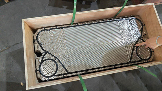 Καθαρή πλάκα ανταλλακτήρα θερμότητας GEA Powder Coating 0,5 mm 0,6 mm πάχος