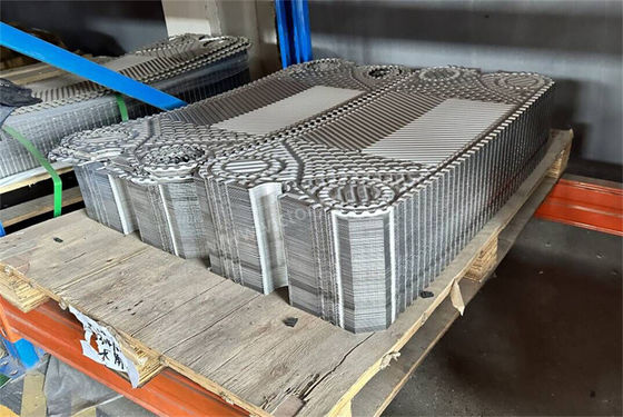 Καθαρή πλάκα ανταλλακτήρα θερμότητας GEA Powder Coating 0,5 mm 0,6 mm πάχος