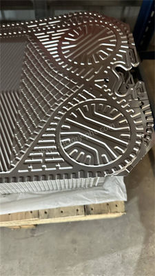 Καθαρή πλάκα ανταλλακτήρα θερμότητας GEA Powder Coating 0,5 mm 0,6 mm πάχος