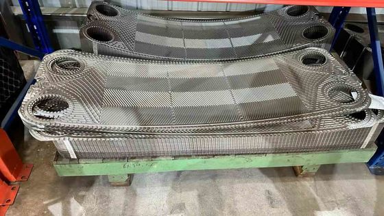 Τύπος Herringbone Νέες πλάκες ανταλλακτών θερμότητας με συμπλέγματα με κόλλα