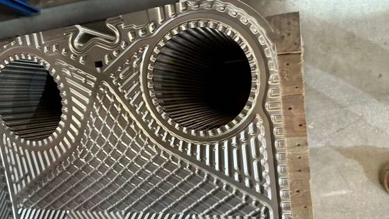 Πλάκα διαλύτη θερμότητας Hastelloy GEA 0,5 mm / 0,6 mm Μέγεθος πάχους
