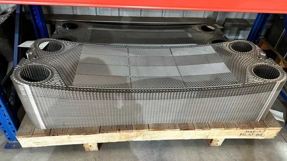 Πλάκα διαλύτη θερμότητας Hastelloy GEA 0,5 mm / 0,6 mm Μέγεθος πάχους