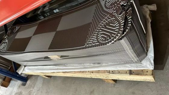 0.5mm - 1.0mm APV SPX Πλάκα ανταλλάκτη θερμότητας Πλάκα μεταφοράς θερμότητας