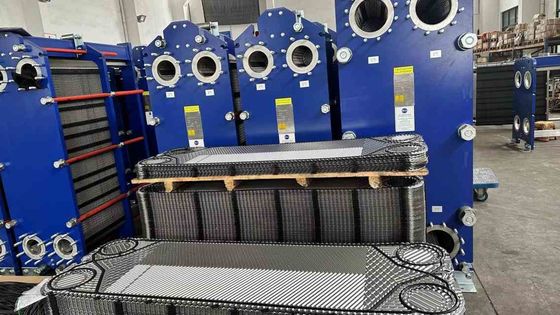 Πλάκα ανταλλακτήρα θερμότητας από ανοξείδωτο χάλυβα με κλιπ / κολλημένο μοτίβο σέβρον